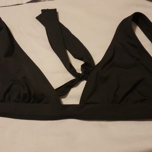 Vince Camuto Black Bikini Top Swimsuit